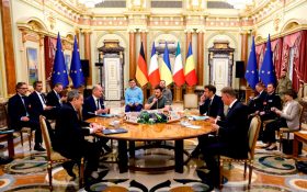 Главы Германии, Франции и Италии посетили Киев и поддержали вступление Украины в ЕС