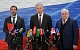 Л.И. Калашников, К.К. Тайсаев и А.А. Ющенко выступили перед журналистами в Госдуме