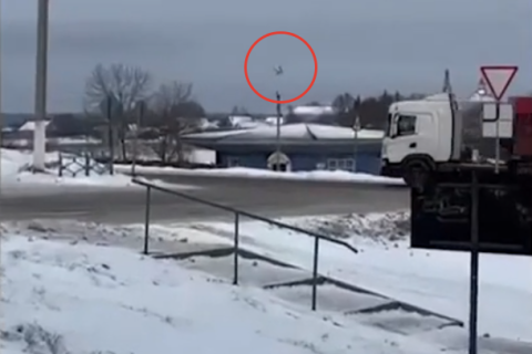 В Белгородской области разбился российский транспортный самолет Ил-76 с украинскими пленными