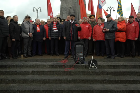 Митинг памяти в 31-ю годовщину расстрела защитников Дома Советов. Онлайн трансляция
