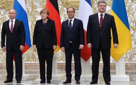 Кремль: Порошенко, Олланд и Меркель подтвердили, что для них Минские соглашения были ширмой