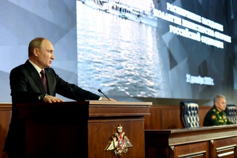 Владимир Путин сравнил долю современного вооружения России и Советского Союза