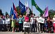 «Олигархи — не Россия». В Пскове, Саратове, Саяногорске прошли митинги и пикеты против повышения пенсионного возраста