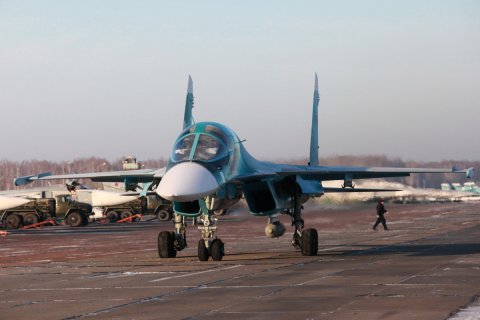 На Дальнем Востоке столкнулись два бомбардировщика Су-34