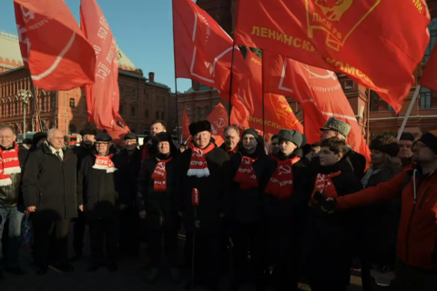 Возложение цветов к Могиле Неизвестного Солдата. Пресс-подход. Онлайн трансляция (23.02.2025)