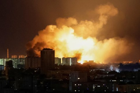 Россия нанесла массированный удар по целям на Украине: 381 беспилотник и 35 ракет