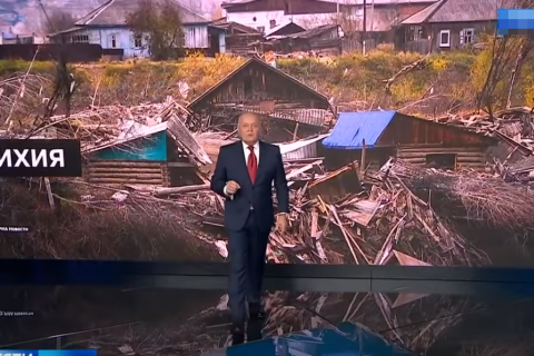 Пропагандист Дмитрий Киселев продолжает попытки набросать «чернуху» на ликвидацию последствий наводнения в Иркутской области 