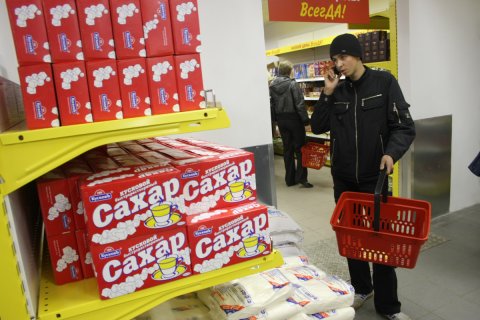 В России выросли цены на сахар