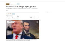 «Убогий тарифный хаос Трампа». Иносми оценили введение и отмену пошлин Трампом