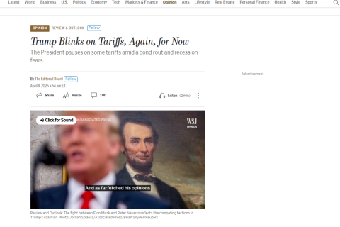 «Убогий тарифный хаос Трампа». Иносми оценили введение и отмену пошлин Трампом