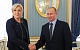 Путин принял Ле Пен в Кремле и обещал не вмешиваться в выборы во Франции