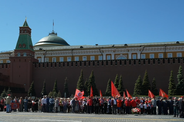 Торжественный прием в пионеры на Красной площади (19.05.2024). Он-лайн трансляция 