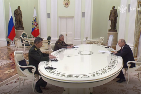 Кремль: Владимир Путин провел рабочую встречу с министром обороны Китая 