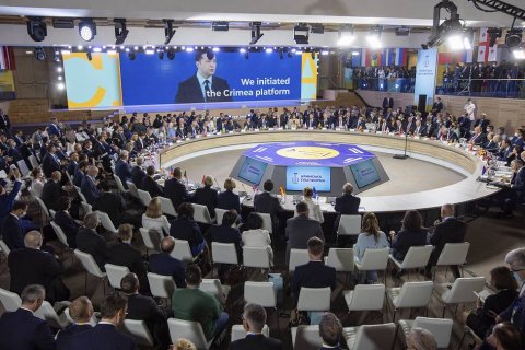 В Киеве прошел саммит «Крымская платформа». В России его назвали антироссийским «шабашем»