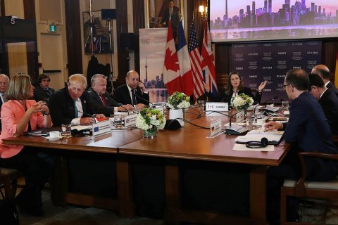 Главы МИД G7 договорились в Торонто защищать мировой порядок и противостоять России