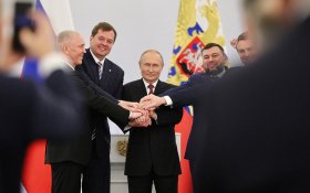 Кремль: У Путина нет планов посетить присоединенные территории