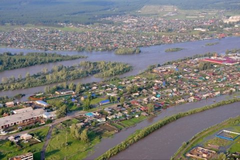 Гидрометеорологи прогнозируют затопление населенных пунктов в пойме реки Ия