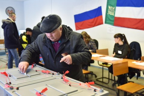 В Хакасии проходит второй тур выборов главы республики