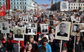 В Петербурге на акцию «Бессмертный полк» пришли 1,1 млн человек