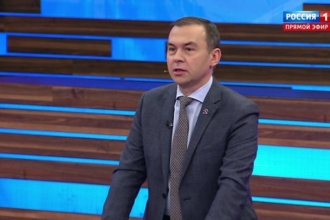 Юрий Афонин на телеканале «Россия-1»: Геннадий Зюганов в Госдуме представил принципы формирования бюджета Победы