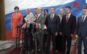 «Мы – за социализм. И он обязательно победит».  Геннадий Зюганов выступил перед журналистами в Госдуме (11.06.2024)
