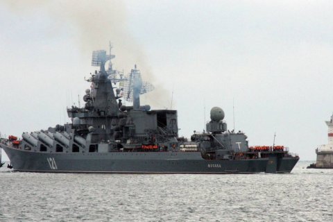 Минобороны: На крейсере «Москва» погиб один и пропало без вести 27 человек