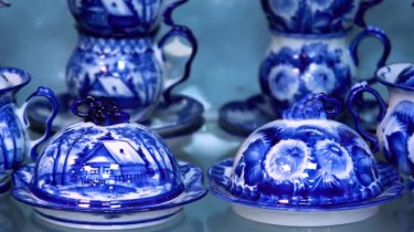 Бренды Советской эпохи "Гжель"