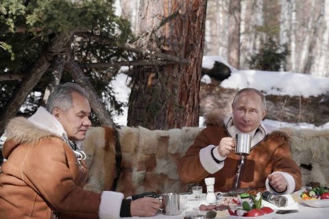 Путин снова на четыре дня ушел «в тайгу»