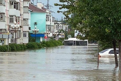 Наводнение в Крыму. В Ялте объявлен режим чрезвычайной ситуации 