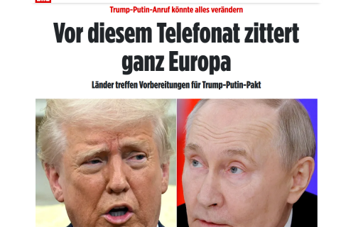 Иносми: Европа «дрожит» в ожидании результатов телефонного разговора Путина и Трампа