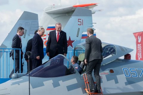 Эрдоган хочет купить российские истребители Су-57 вместо американских F-35