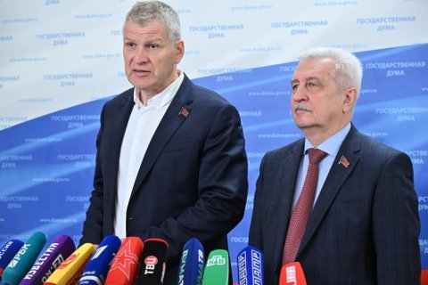 А.В. Куринный и Н.И. Осадчий выступили перед журналистами в Госдуме
