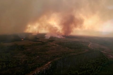 Пожар в Рязанской области тушат 9 000 человек