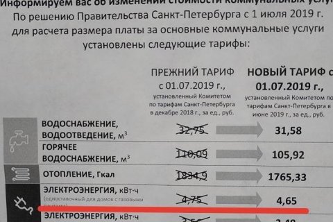 В Санкт-Петербурге за два месяца до выборов снизили тарифы ЖКХ на 0,6%. Вопрос: Насколько их поднимут после выборов