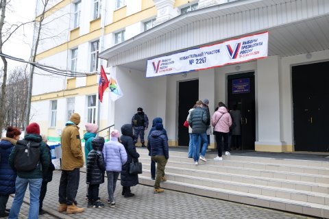 Явка на выборах президента РФ в 2024 году к середине третьего дня голосования превысила показатели выборов 2018 года