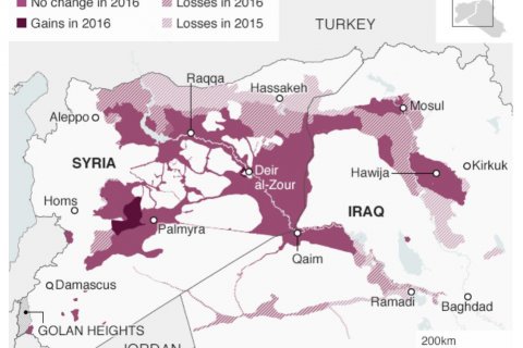 Боевики продолжают терять захваченные территории в Сирии и Ираке