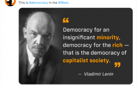 Представитель МИД Китая напомнил о словах Ленина про демократию
