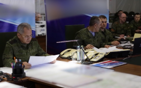 Шойгу посетил командный пункт российских войск, участвующих в спецоперации на Украине 