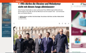 Макрон и Мерц предупредили Зеленского о предательстве США